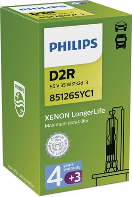 Xenonlamppu PHILIPS Xenon LongerLife D2r P32d-3 85V PHILIPS Philips