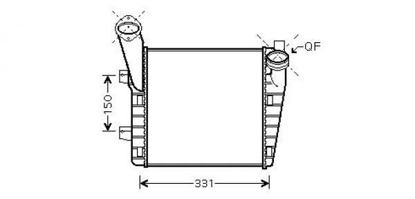 Välijäähdytin, Vasen DIEDERICHS Diederichs climate DIEDERICHS