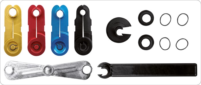 Avaustyökalu, ilmastointilaite-/polttoainejohto 8 pcs Yato