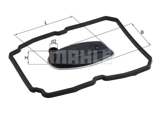 Hydrauliikkasuodatin, automaattivaihteisto MAHLE MAHLE
