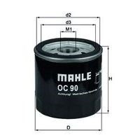 Öljynsuodatin MAHLE MAHLE