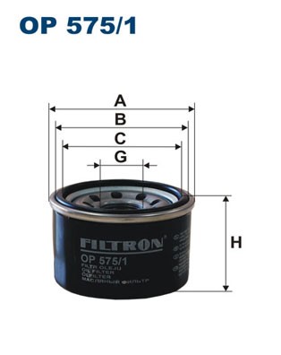 Öljynsuodatin FILTRON FILTRON