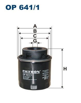 Öljynsuodatin FILTRON FILTRON