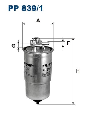 Polttoainesuodatin FILTRON FILTRON