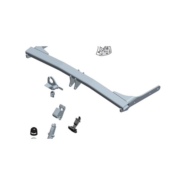 Dragkrokssats med avtagbar kula BRINK - vw cc b7, passat b7, passat b7 variant