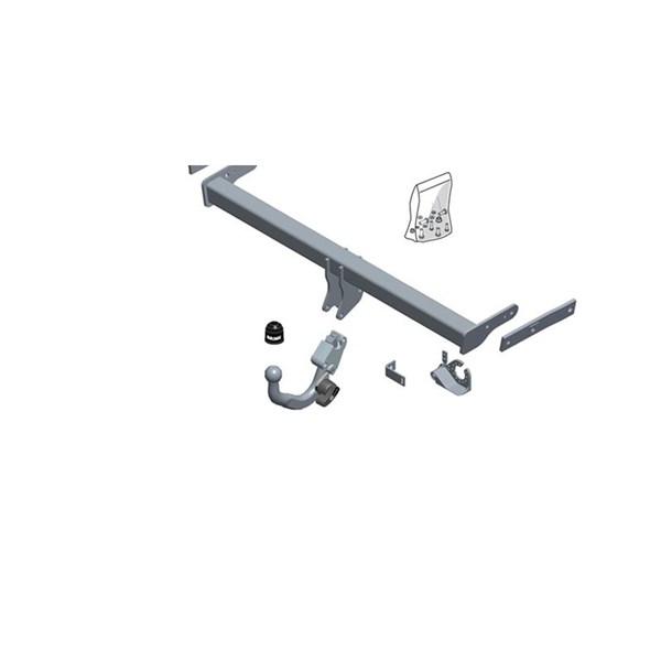 Vetokoukku­paketti irrotettavalla kuulalla BRINK BRINK