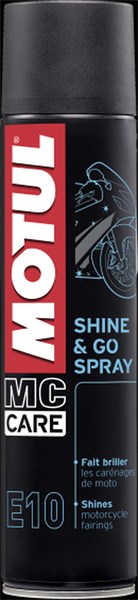 E10 SHINE & GO SPRAY 400ml MOTUL E10 shine & go spray MOTUL