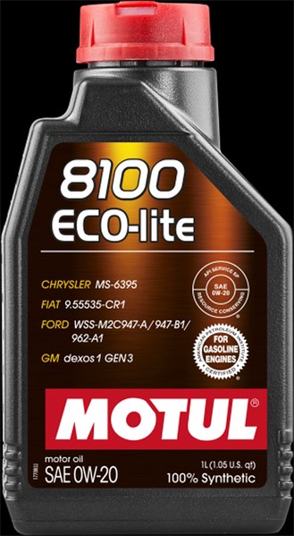 Moottoriöljy Motul  8100 Eco-Lite 0W-20 MOTUL 8100 eco-lite 0w-20 MOTUL