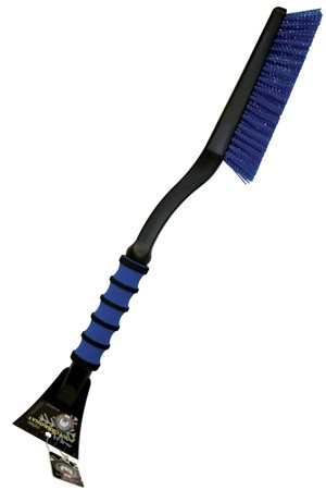 Snöborste med skrapa