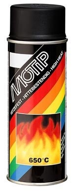Lämmönkestävä spraymaali tumman antrasiitti 400ml MOTIP
