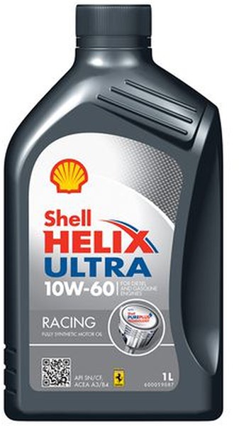 Moottoriöljy Shell Helix Ultra Racing 10W-60 SHELL