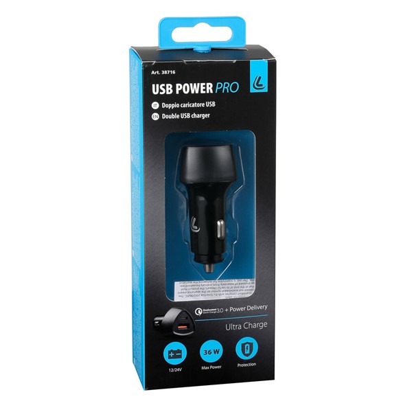 Usb-laturi 36w - 12/24v LAMPA Lampa