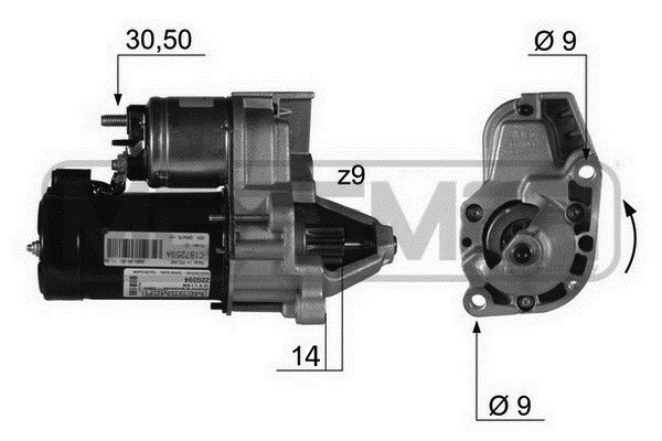Käynnistin 12V