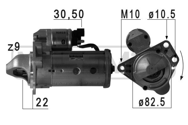 Käynnistin 12V Käynnistin 12V