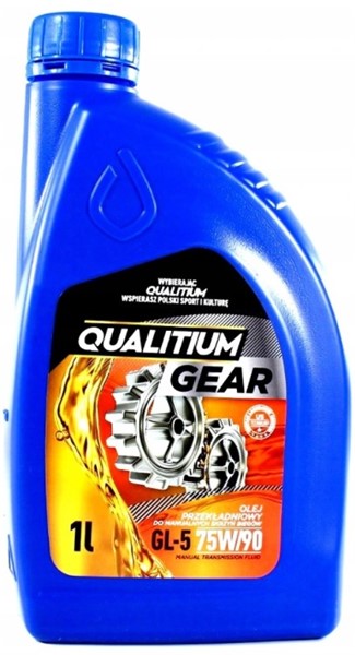 Voimansiirtoöljy Qualitium 75w-90 Gl5, 1l QUALITIUM
