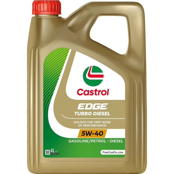 Moottoriöljy Castrol Edge Turbo Diesel 5W-40 CASTROL