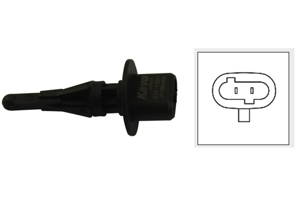 Tunnistin, imuilman lämpötila, Alla, Yläpuolella, Ilmasuodattimen KAVO PARTS