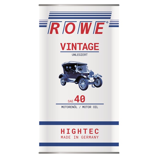 Moottorioljy Rowe Hightec Vintage Sae 40 Unlegiert 5l ROWE ROWE