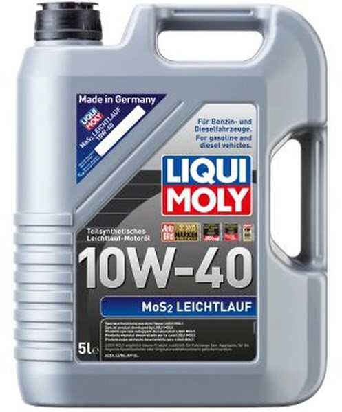 Moottoriöljy Liqui Moly Mos2 Leichtlauf 10W-40 5L LIQUI MOLY