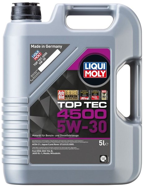 Moottoriöljy Liqui Moly Top Tec 4500 5W-30 5L LIQUI MOLY