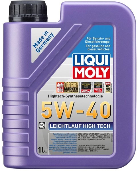 Moottoriöljy Liqui Moly Leichtlauf High Tech 5W-40 LIQUI MOLY