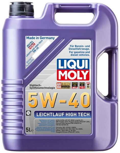 Moottoriöljy Liqui Moly Leichtlauf High Tech 5W-40 LIQUI MOLY LIQUI MOLY