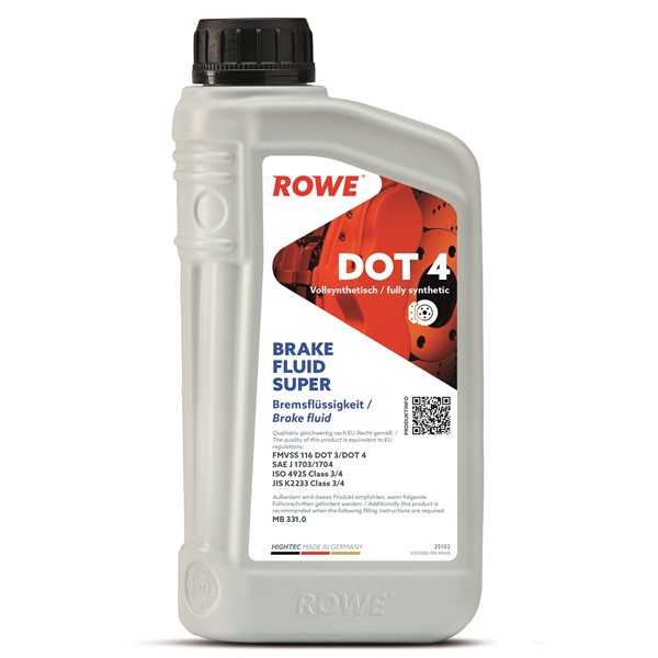 Hightec Super Jarruneste DOT 4 1L ROWE ROWE