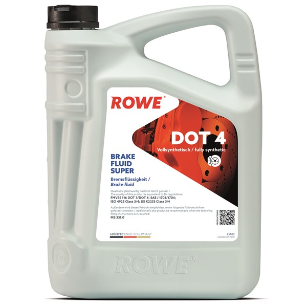 Hightec Super Jarruneste DOT 4 5L ROWE ROWE
