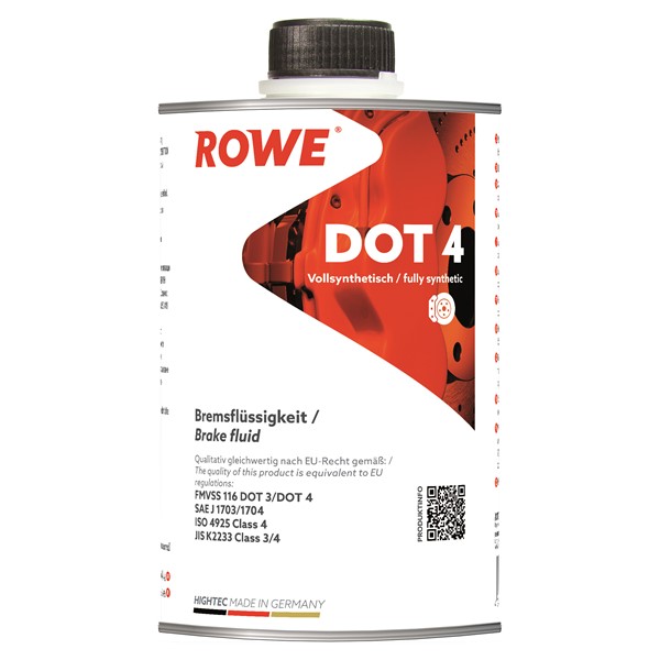 Jarruneste DOT 4 1L ROWE ROWE
