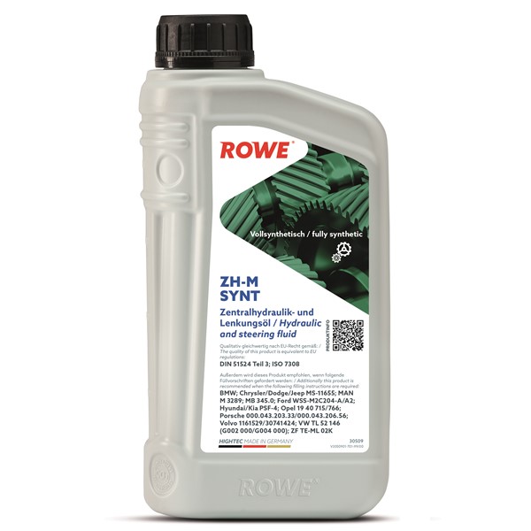 Ohjausvaihdeöljy ROWE ROWE