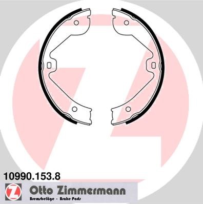 Jarrukenkäsarja, seisontajarru, Taka-akseli ZIMMERMANN ZIMMERMANN