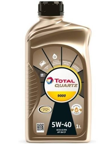 Moottoriöljy Total Quartz 9000 5w-40 TotalEnergies