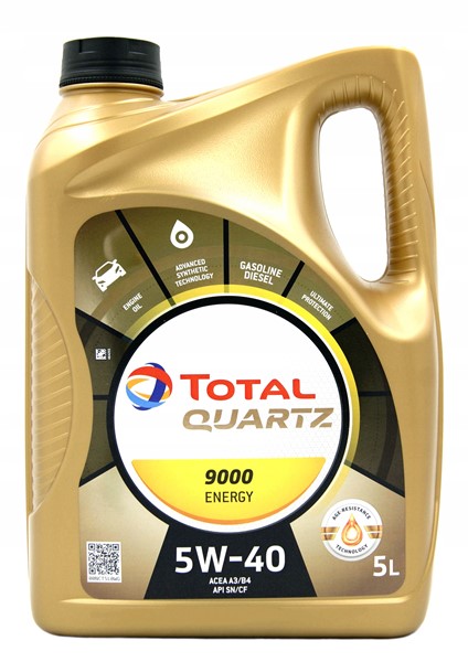 Moottoriöljy Total Quartz 9000 5w-40 TotalEnergies