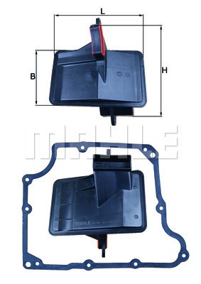 Hydrauliikkasuodatin, automaattivaihteisto MAHLE MAHLE
