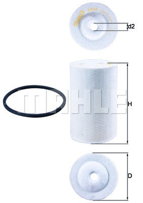Polttoainesuodatin MAHLE MAHLE