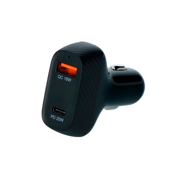12/24v dual fast charger auto 20w Usb-c + 18w Usb 3.0