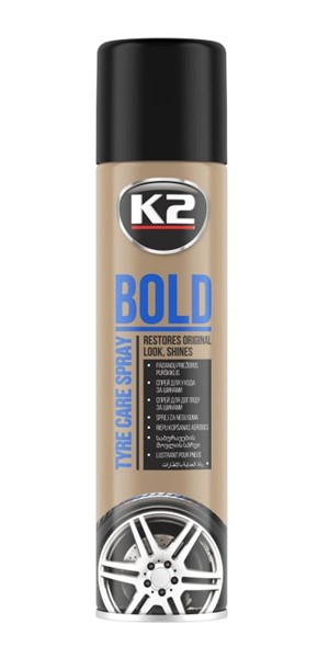 Bold Tyre car spray 600ml K2 K2