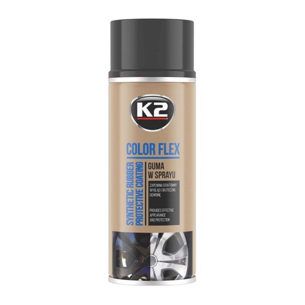 Color Flex Matt musta kumispraymaali K2 K2