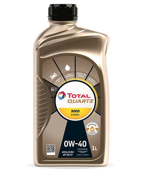 Moottoriöljy Total Quartz Energy 9000 0W-40 A3/B4 SN/CF, 1L TOTAL TotalEnergies