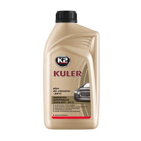 Kuler Long life -35°C Glykoli Punainen tiiviste 1L K2 K2