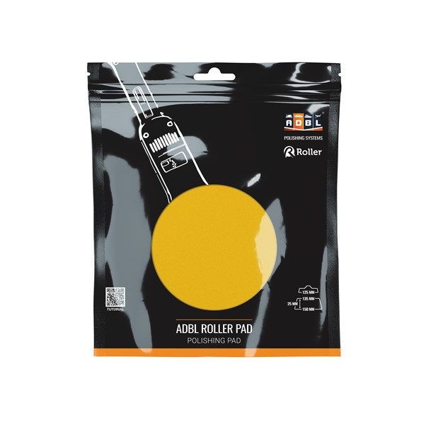 Kiillotussieni Adbl Roller Cut R 125mm Yellow Hard Velcro ADBL ADBL