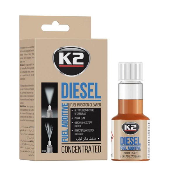 Dieselmoottorin puhdistusaine 50ml K2 K2