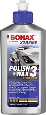 Xtreme Polish+Wax 3 Kiillotusaine 250ml SONAX Xtreme polish+wax 3