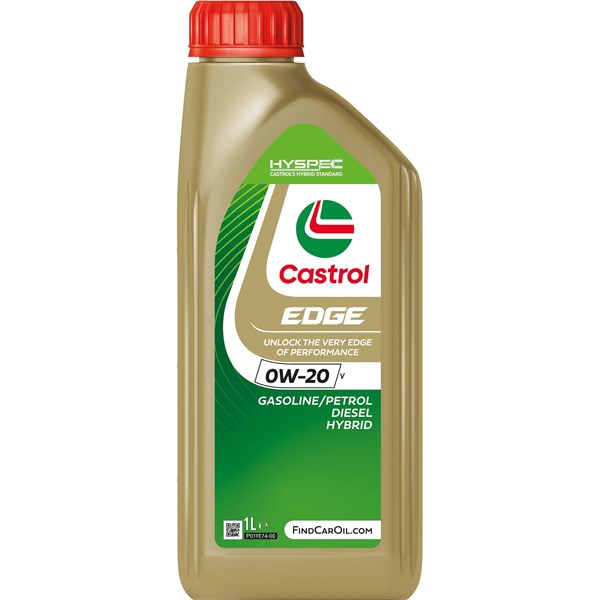 Moottoriöljy Castrol Edge 0W-20 V 1L CASTROL