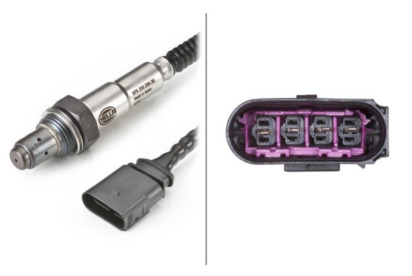 Lambda-sondi, Edessä, Molemminpuolin, Eteen, oikea, Eteen, vasen  HELLA