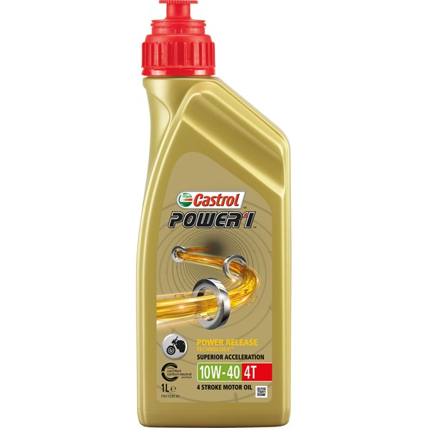 Moottoriöljy Castrol POWER1 4T 10W-40 1L CASTROL