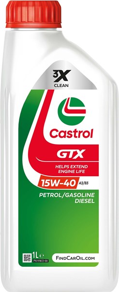 Moottoriöljy Castrol GTX 15W-40 A3/B3 1L CASTROL