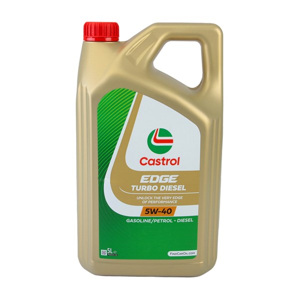 Moottoriöljy Castrol EDGE Turbo Diesel 5W-40 5L CASTROL