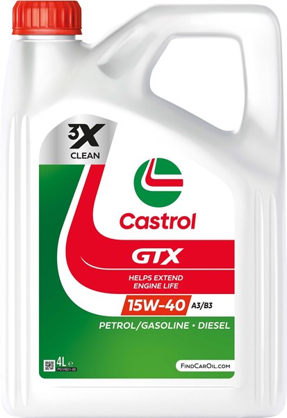 Moottoriöljy Castrol GTX 15W-40 A3/B3 4L CASTROL