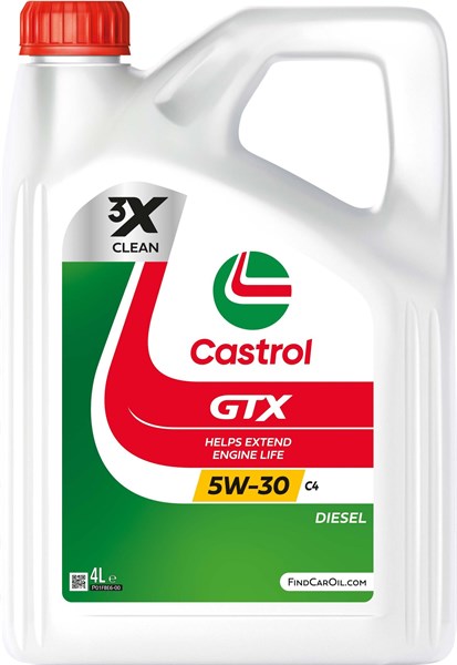 Moottoriöljy Castrol GTX 5W-30 C4 4L CASTROL
